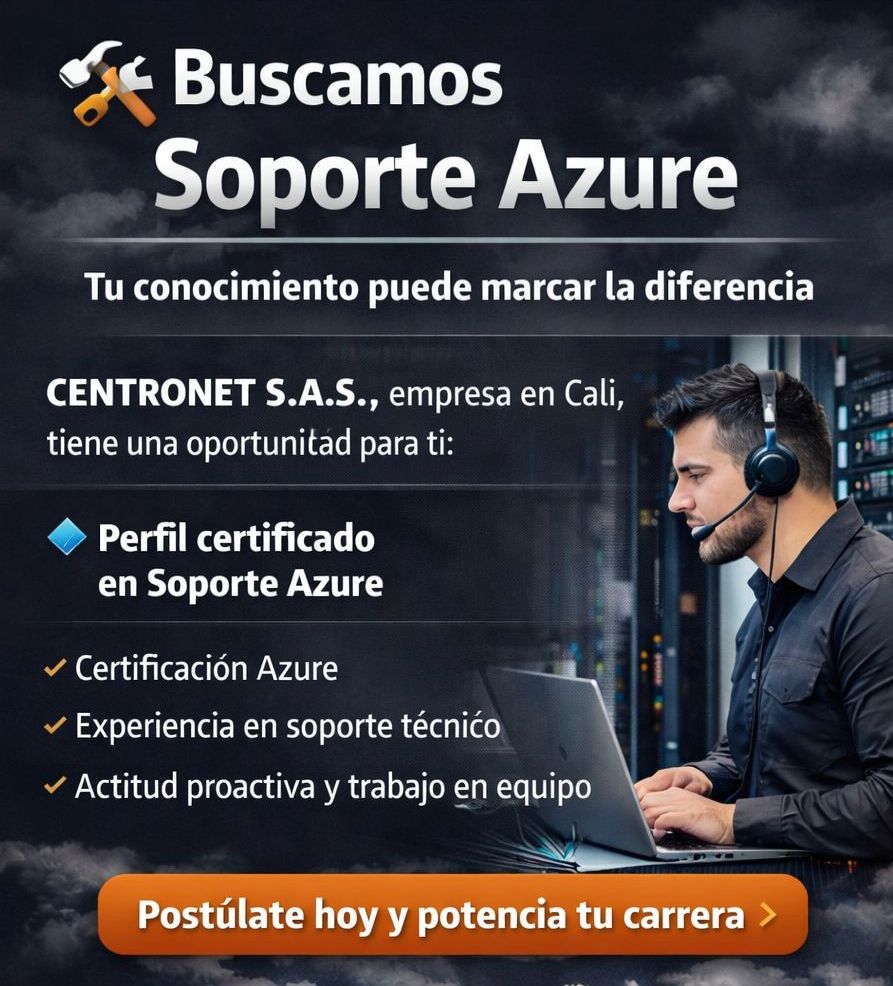 vacante soporte azure
