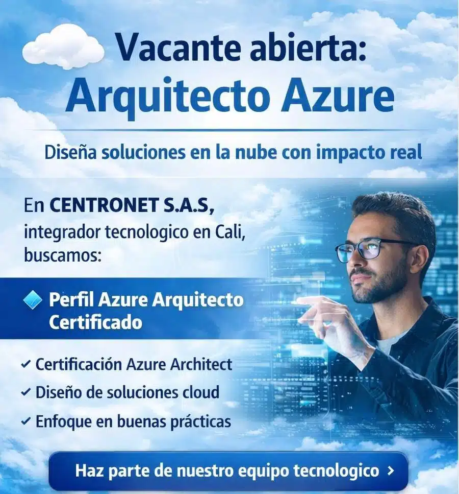 vacante arquitecto azure