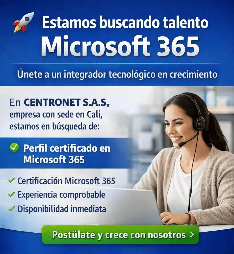 vacante microsoft 365
